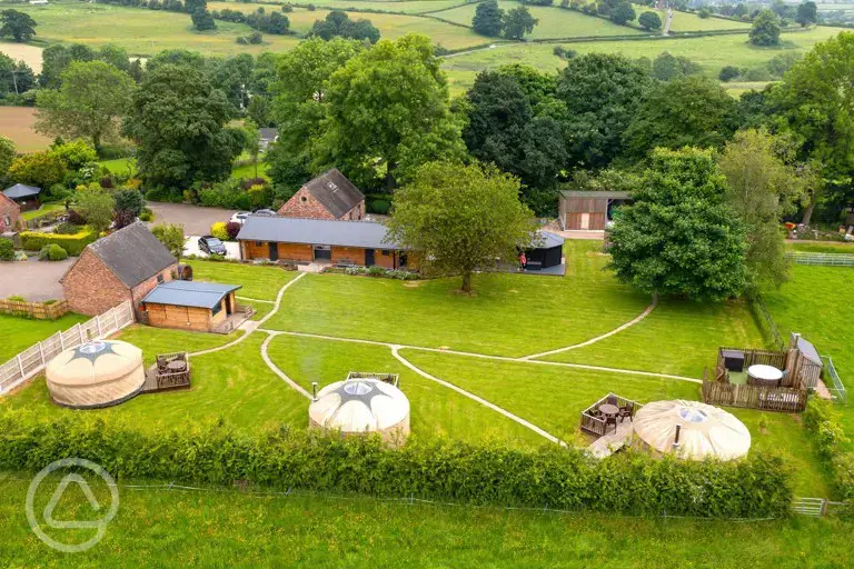 Aerial of the site