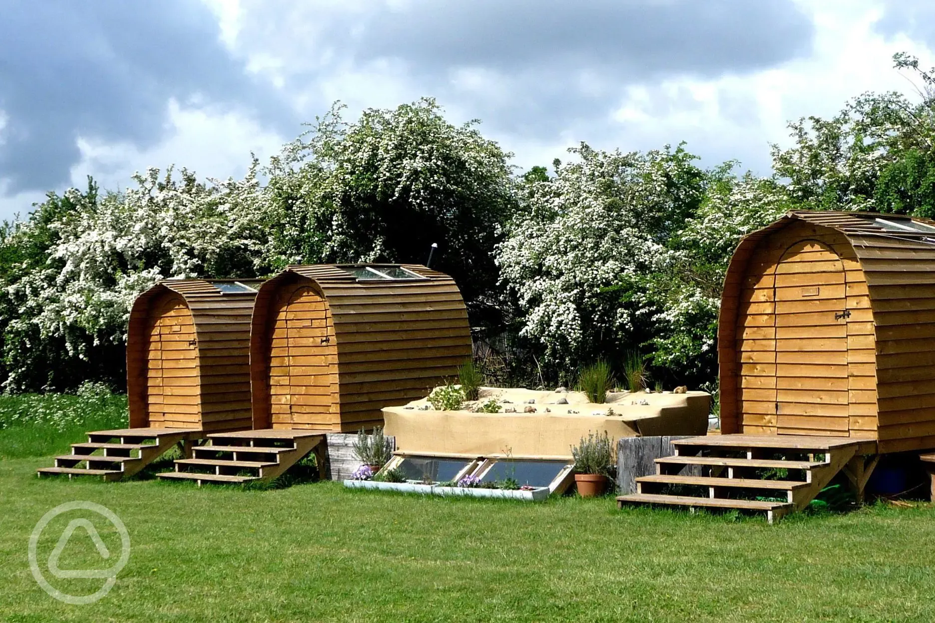 Compost loos and showers