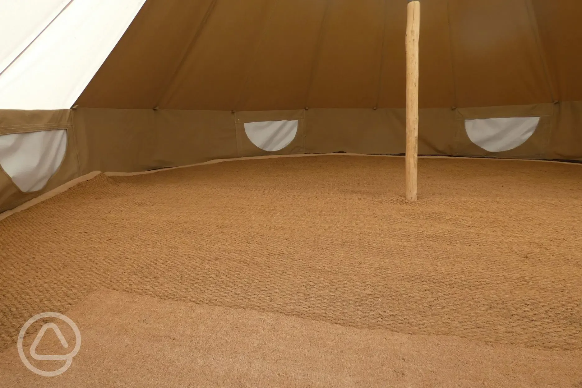 Bell tent interior