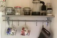 Shepherd's hut kitchen essentials