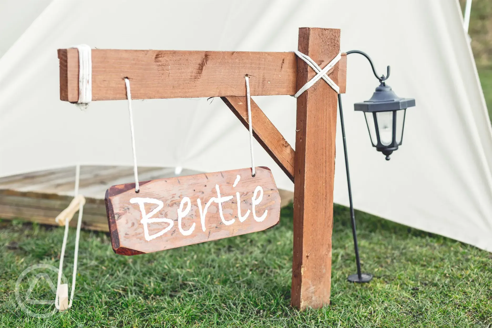 Bell tent Bertie at The Paddock