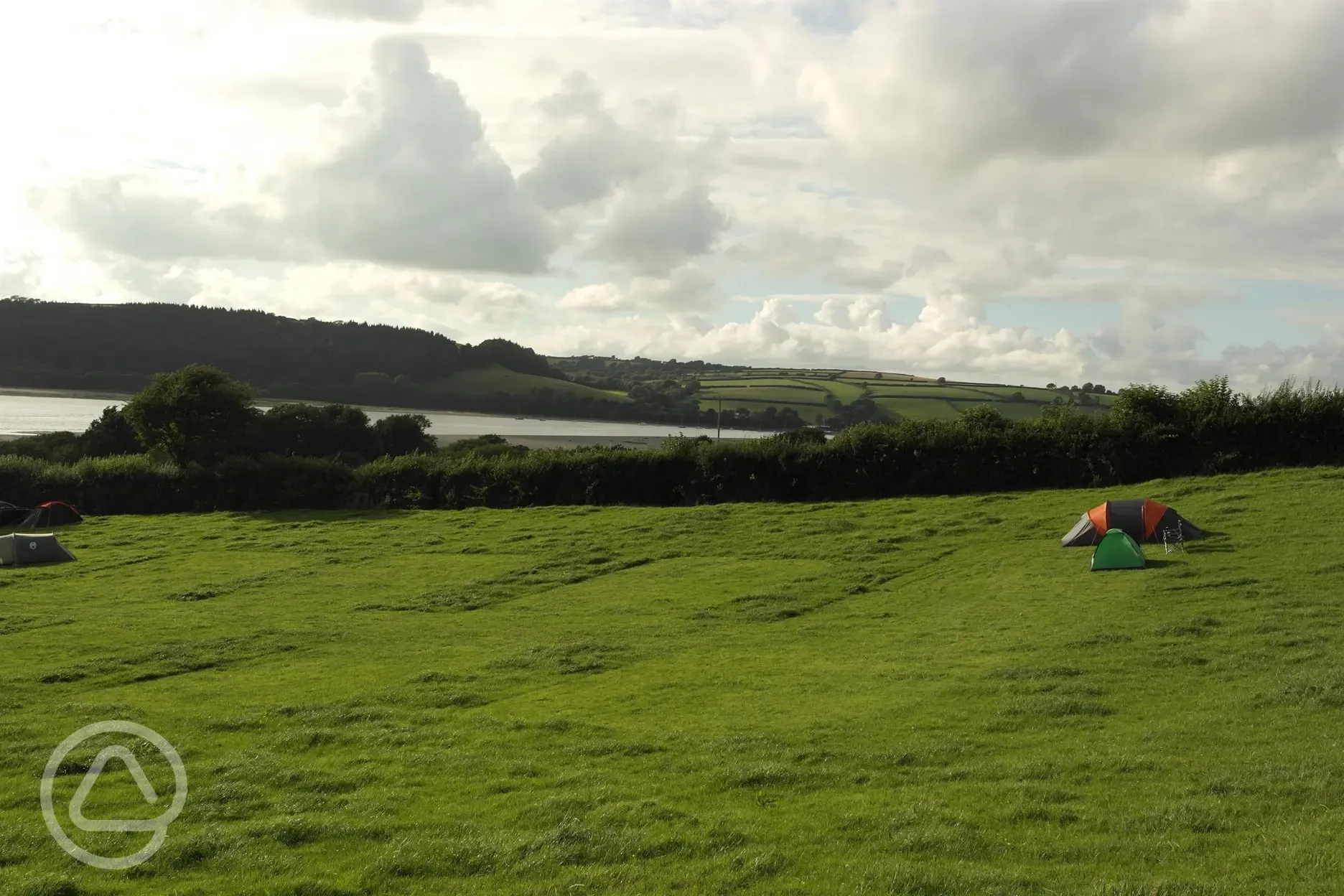 Camping pitches Ferryside Farm Campsite