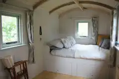 Shepherd's hut interior Shepherd's hut interior