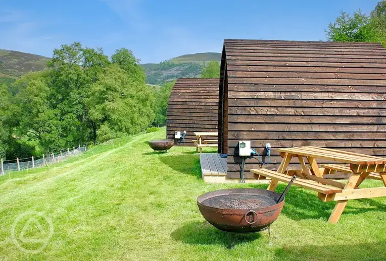 Camping pods