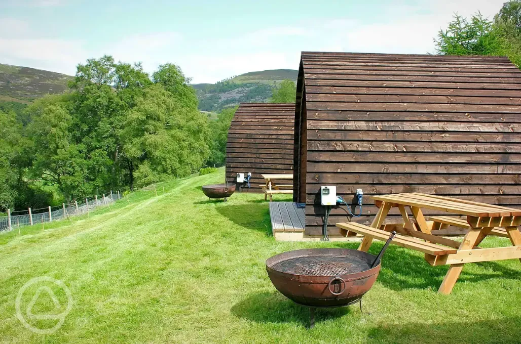 Camping pods