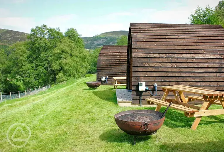 Camping pods