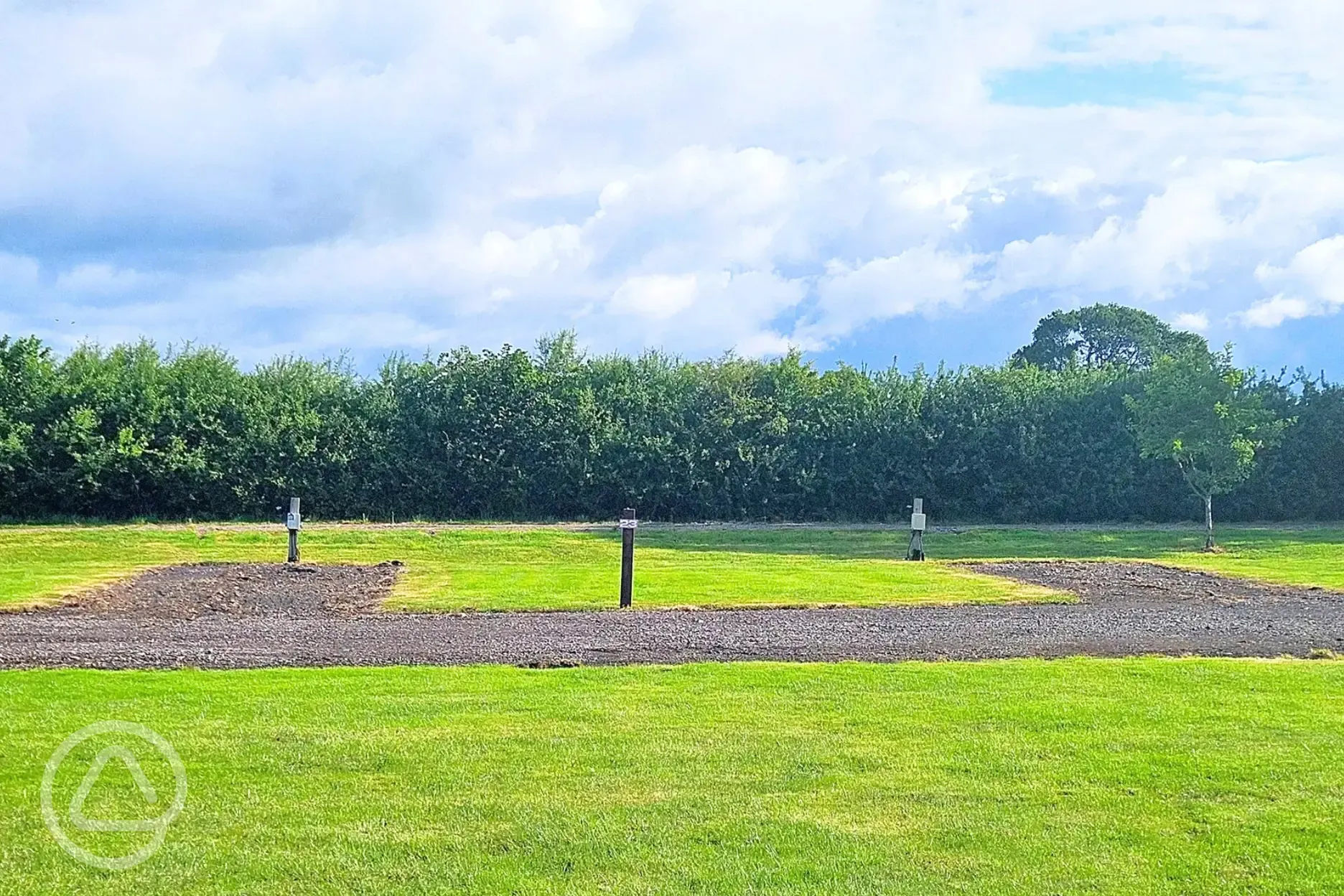Fox electric hardstanding and grass touring pitches