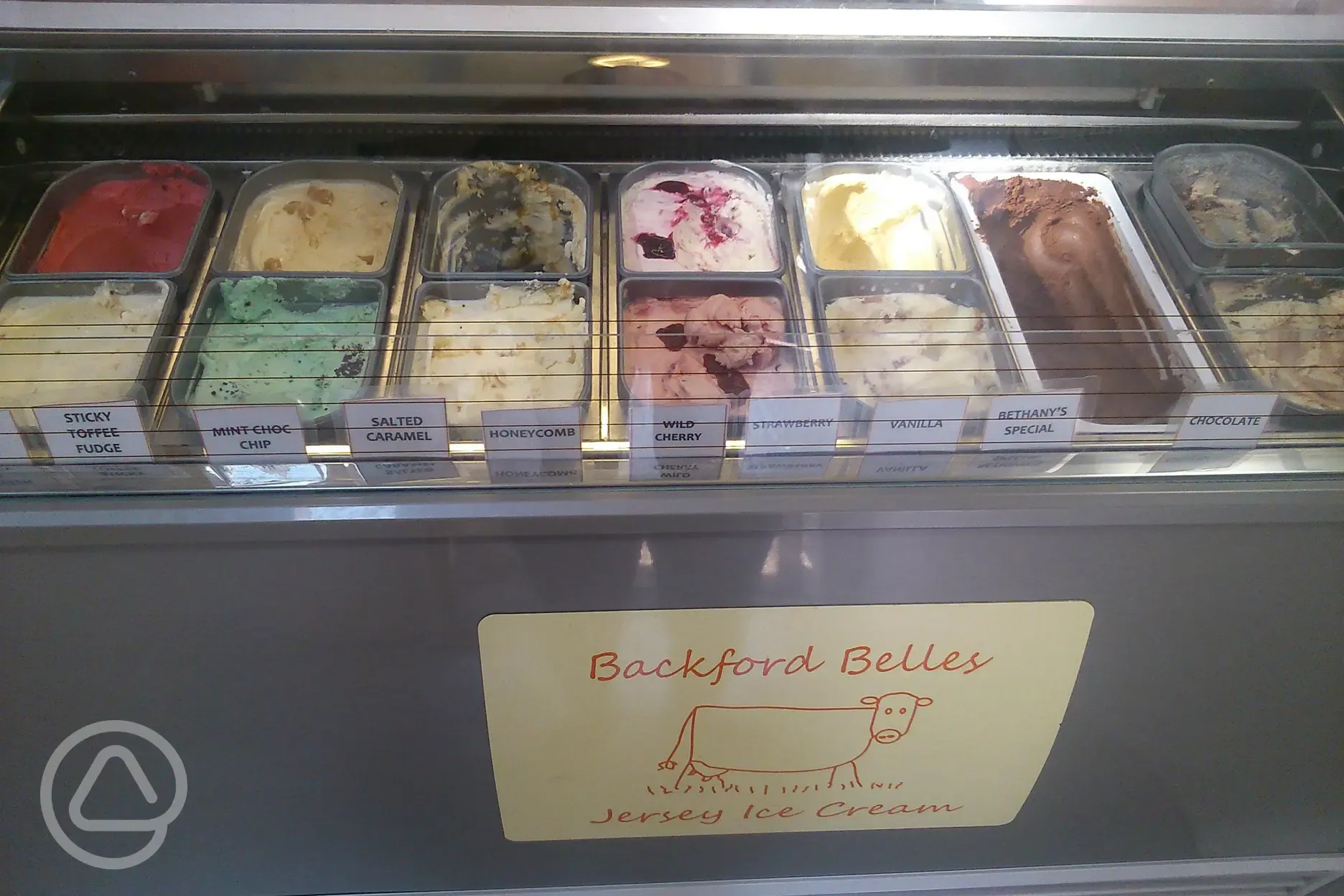 We sell Backford Belles Ice Cream - All Year Around !