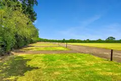 Badger large electric hardstanding and grass touring pitches Badger large electric hardstanding and grass touring pitches