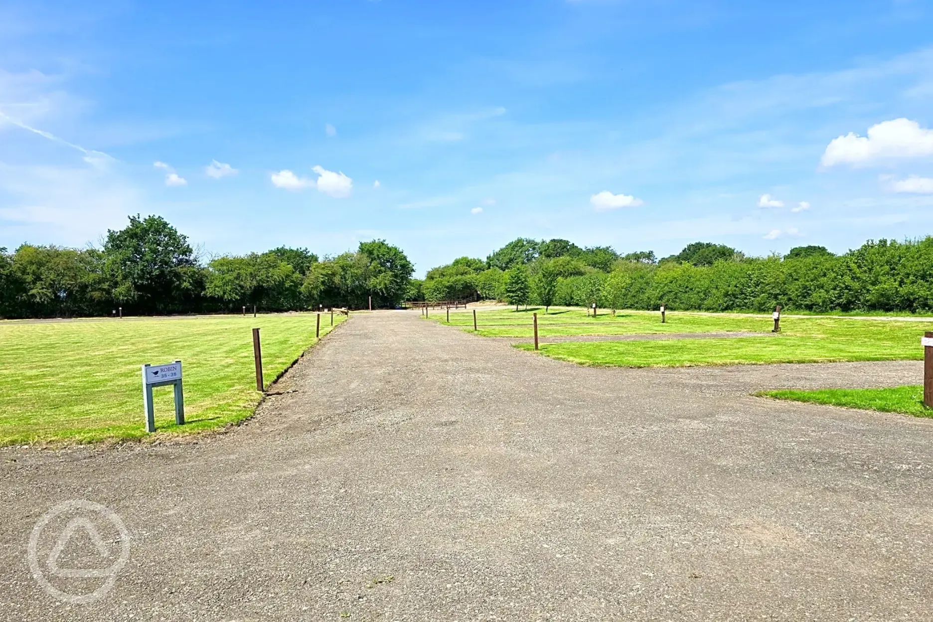 Badger large electric hardstanding and grass touring pitches