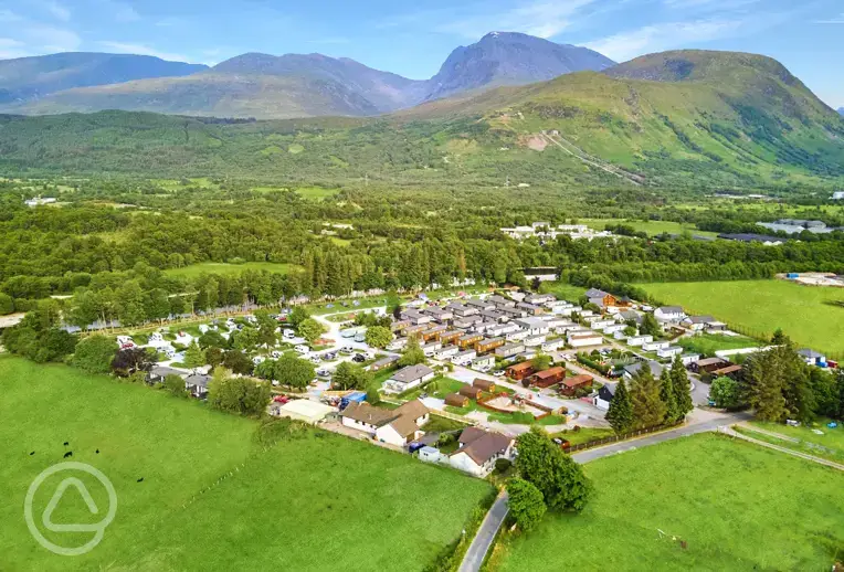 Aerial of the site