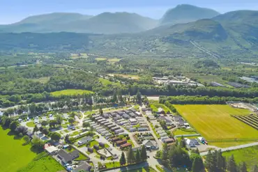 Aerial of the campsite