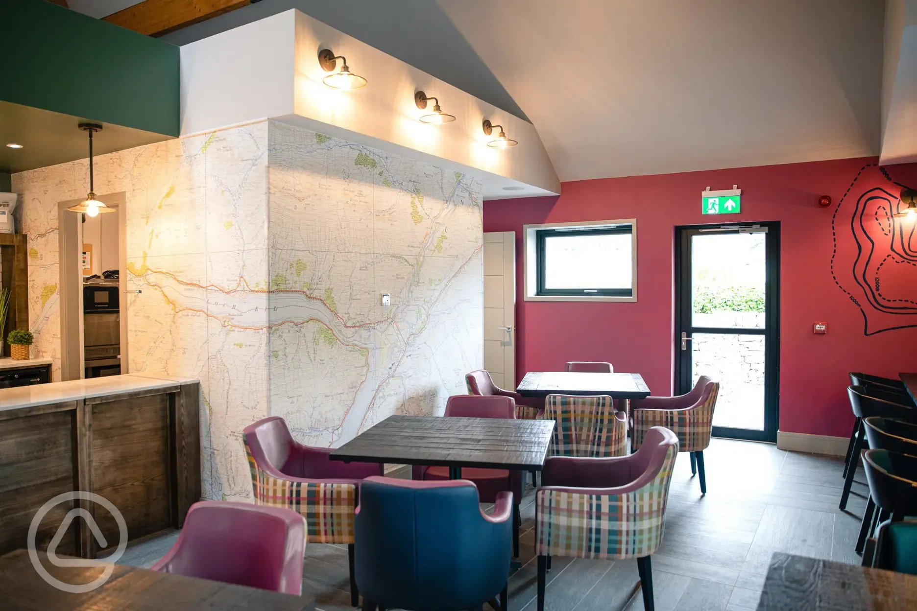 Campbell's Café and Takeaway seating area