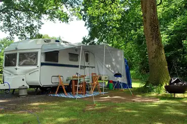 Electric hardstanding pitches with 10 amp electric hook up