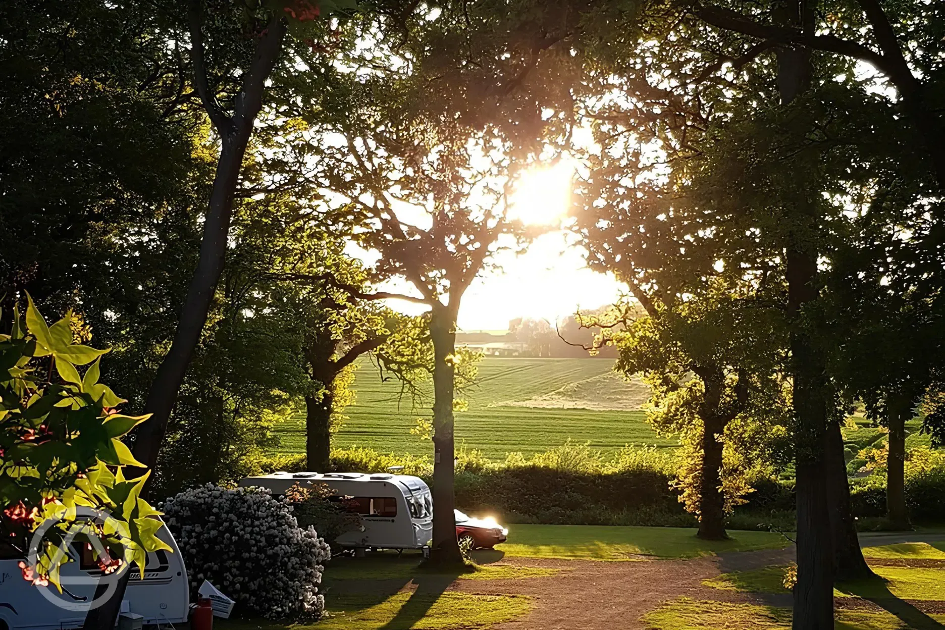 Electric hardstanding pitches with 10 amp electric hook up