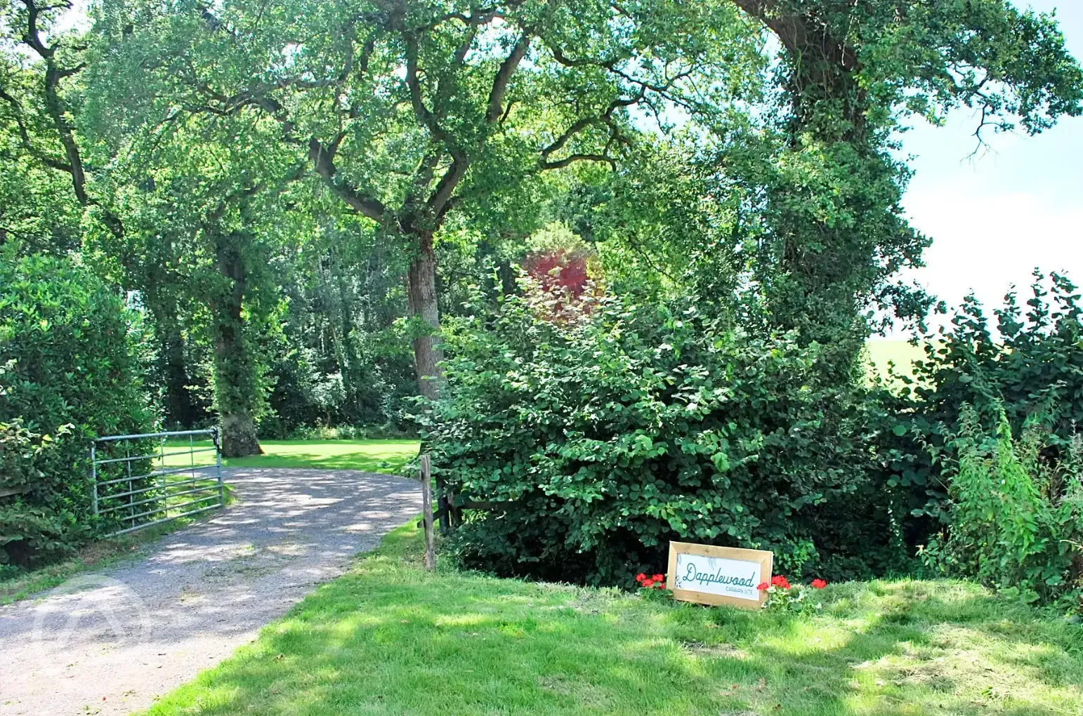 Dapplewood site entrance 