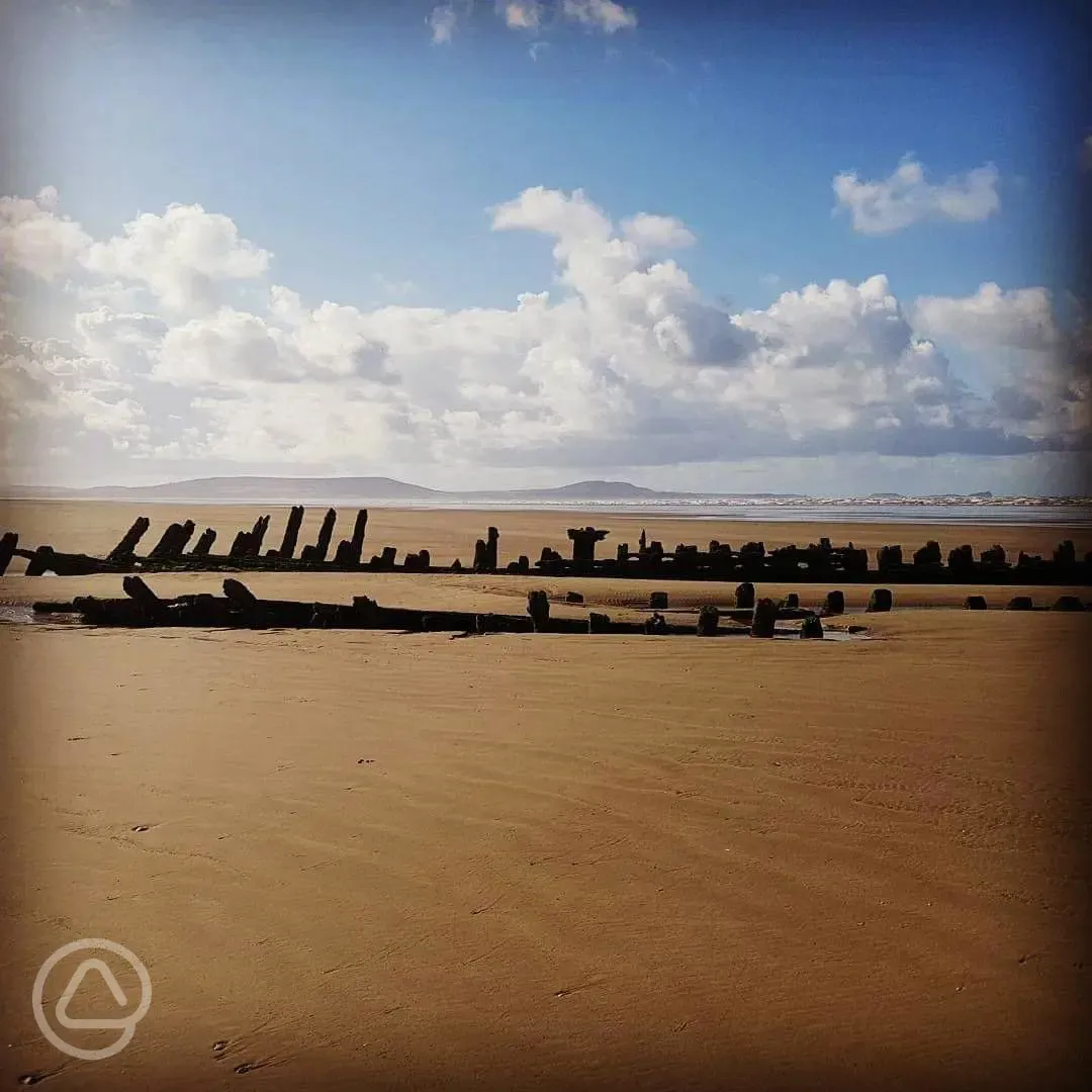 Pembrey Country Park and wonderful beach only 10 miles away.