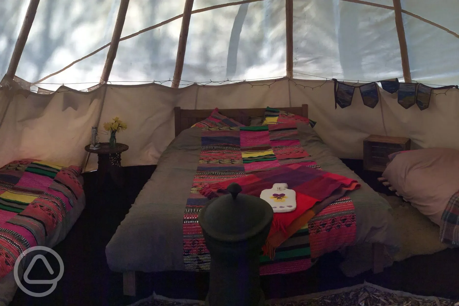 Tipi at Cwm Ty Coed