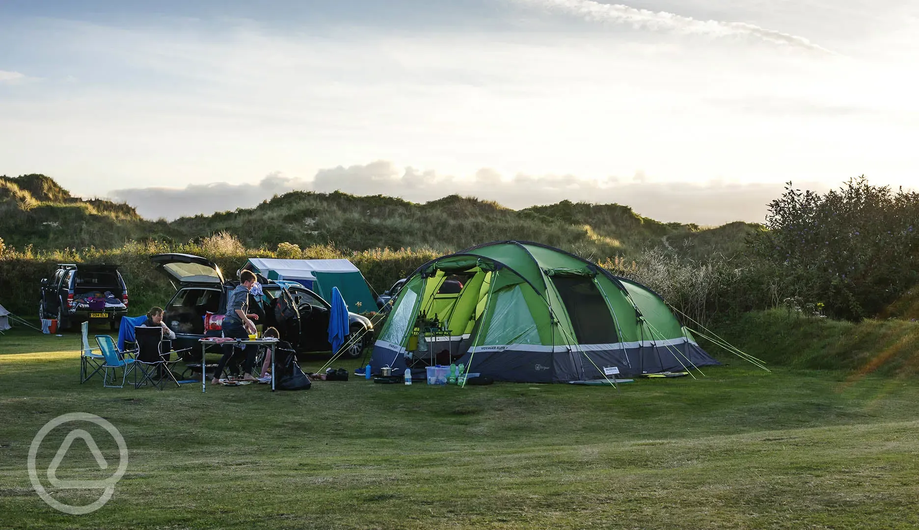 Tent at Sandy Acres Campsite