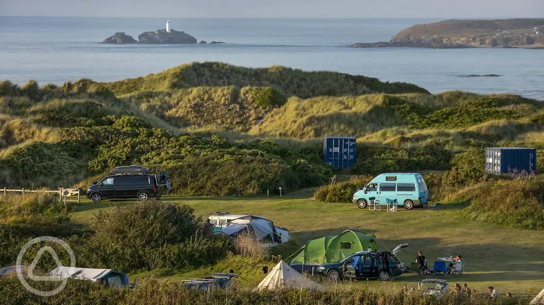 Sandy Acres Campsite in Hayle, Cornwall