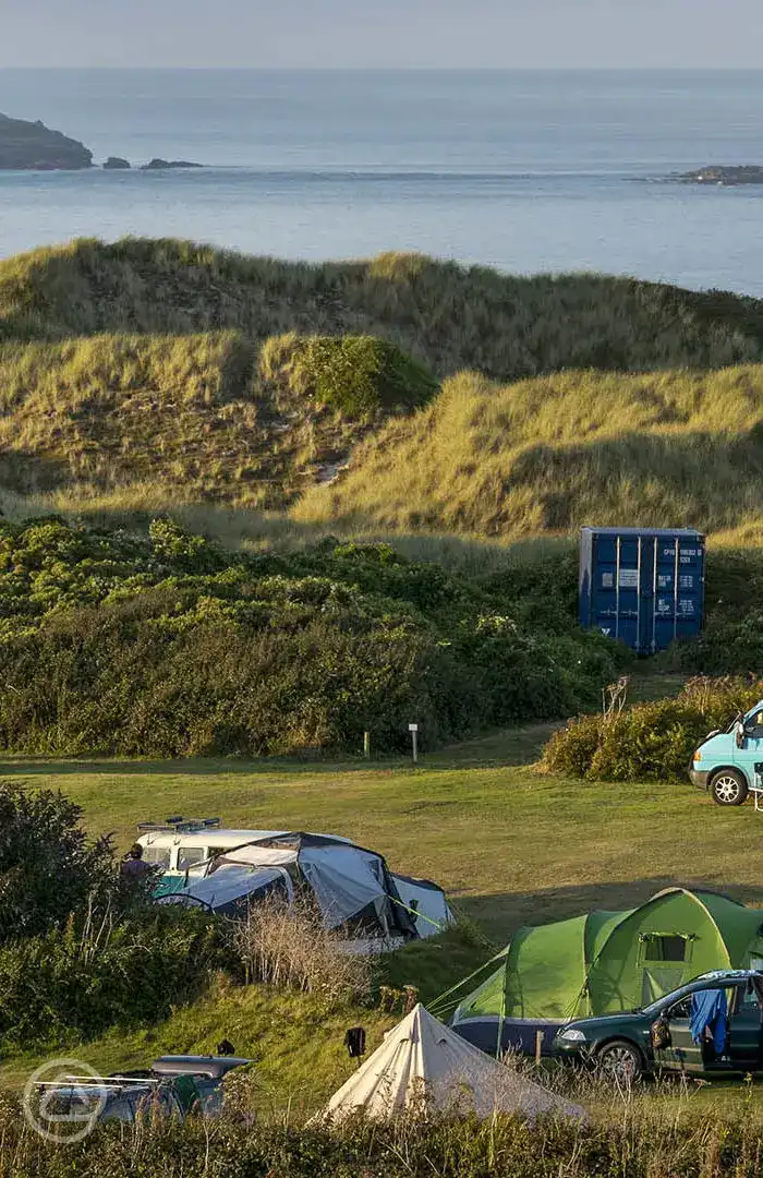 Sandy Acres Campsite in Hayle, Cornwall