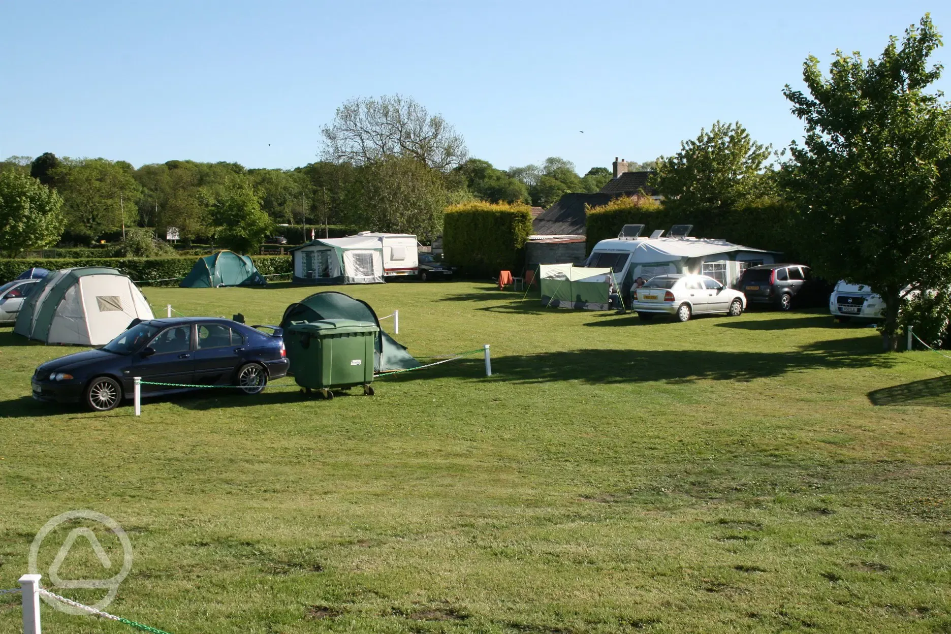 Grass pitches at Yondar