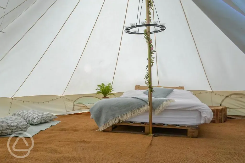 Our botanical bell tent 