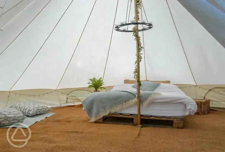 Our botanical bell tent 