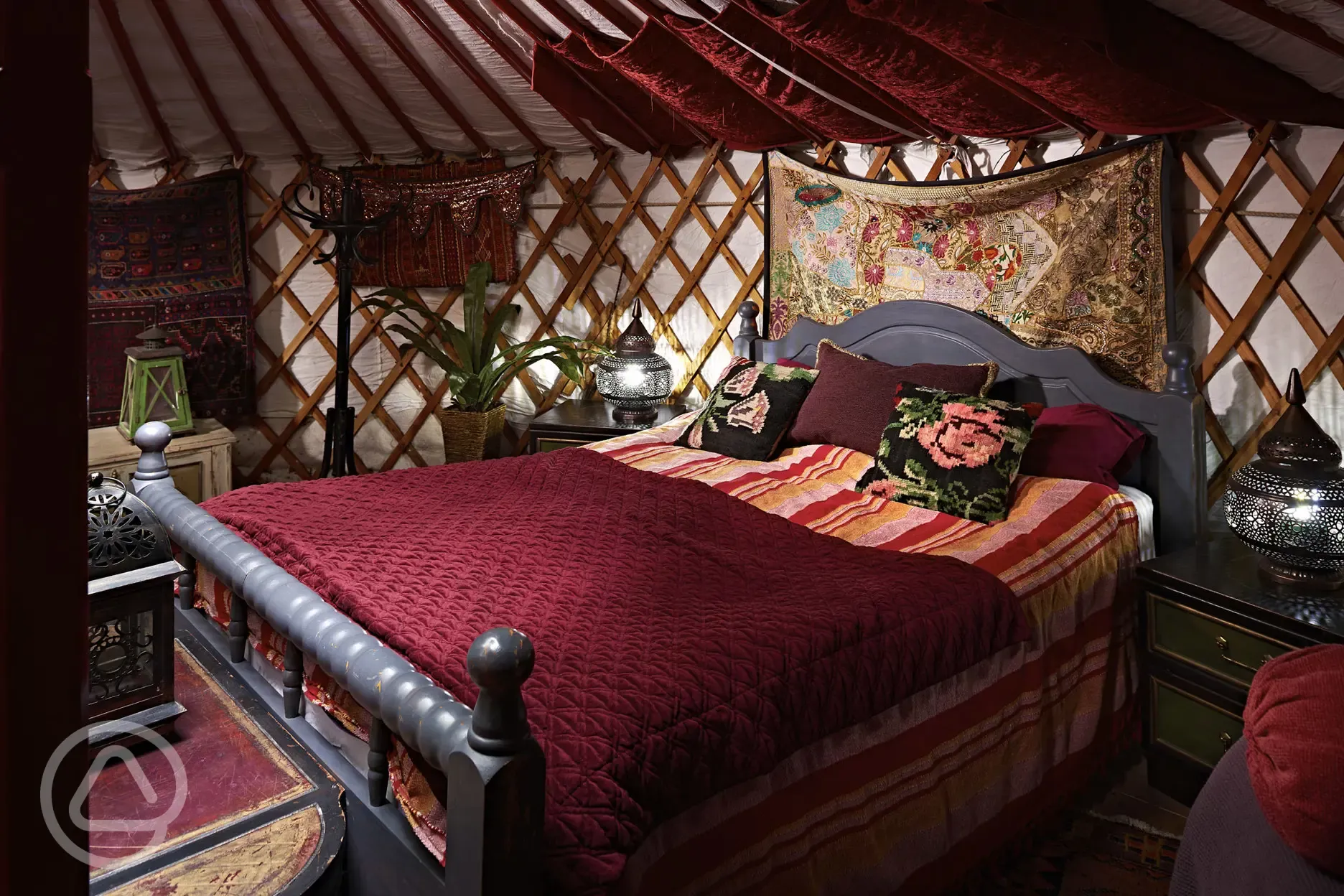 Love yurt interior