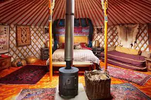 Forest Yurts, Sopley, Christchurch, Dorset (9.6 miles)