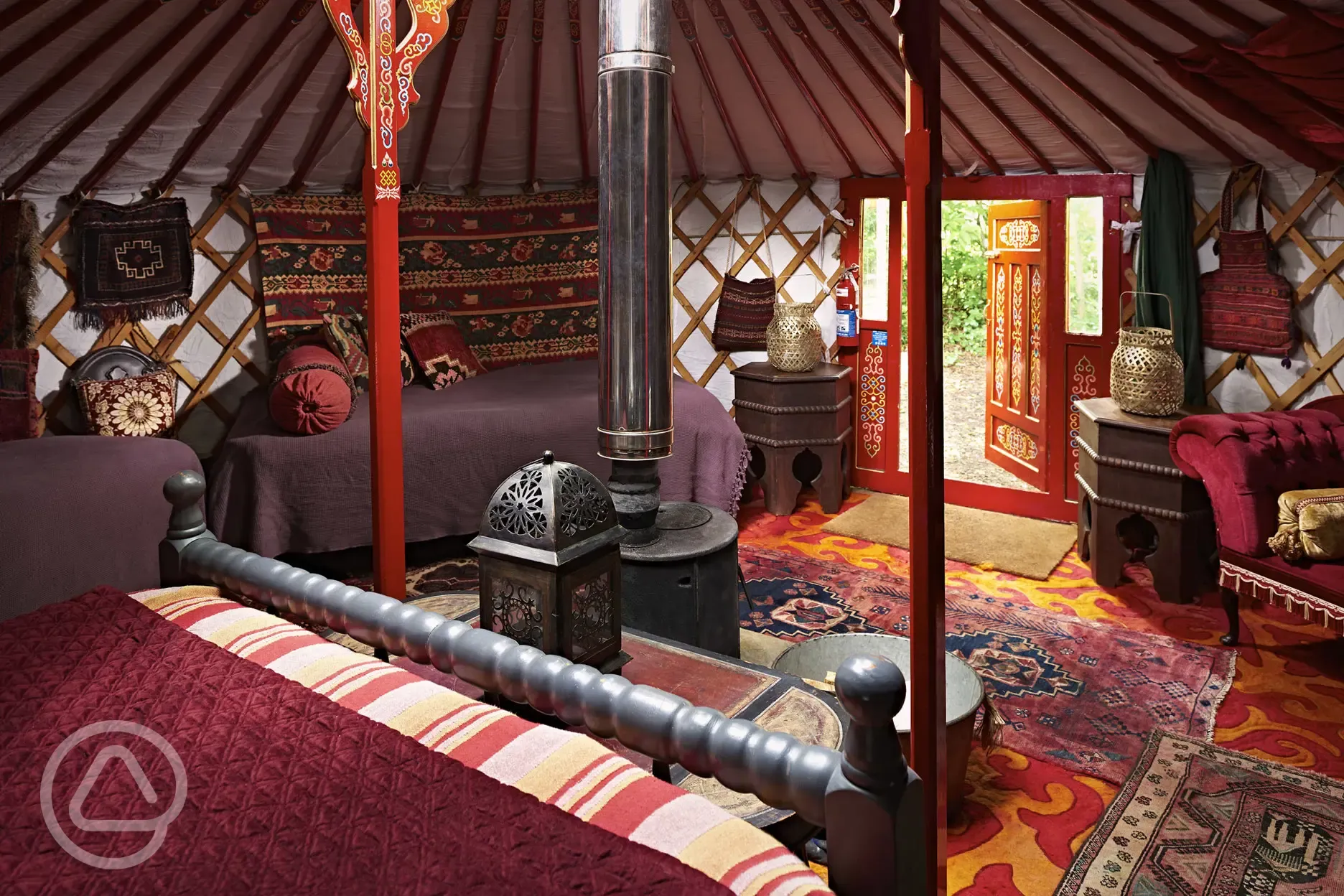 Love yurt interior