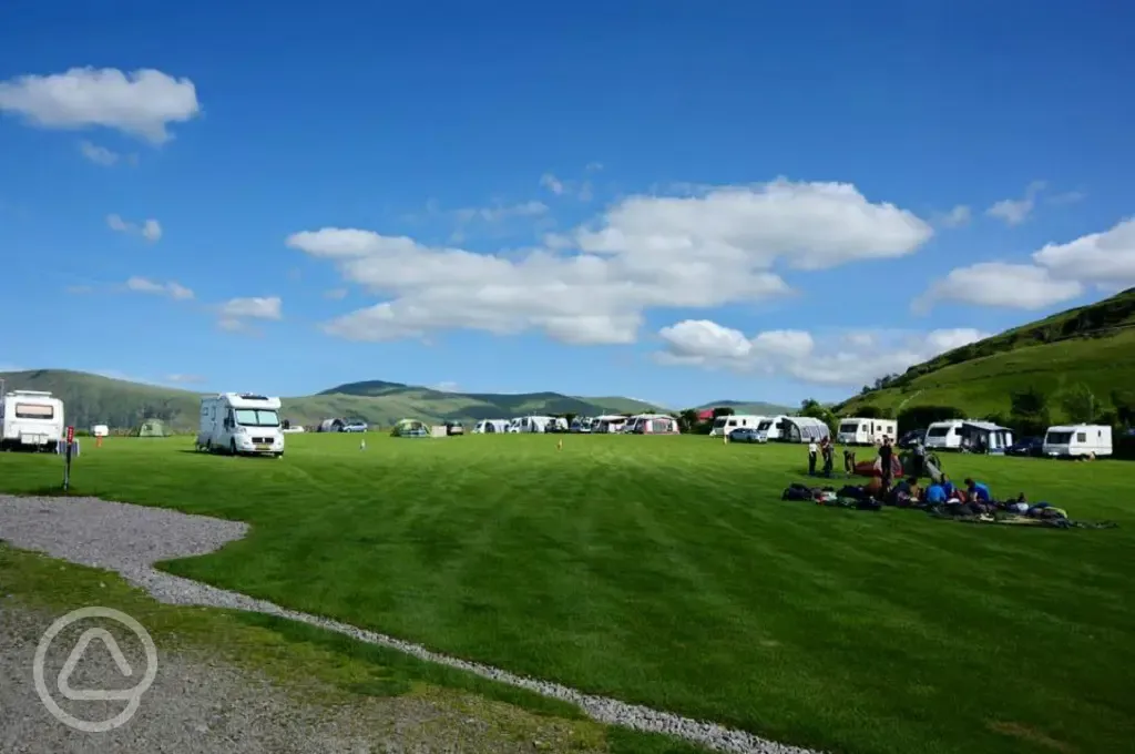 Camping field Castlerigg Farm 