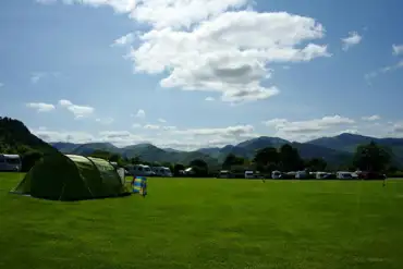 Tent pitches Castlerigg Farm 
