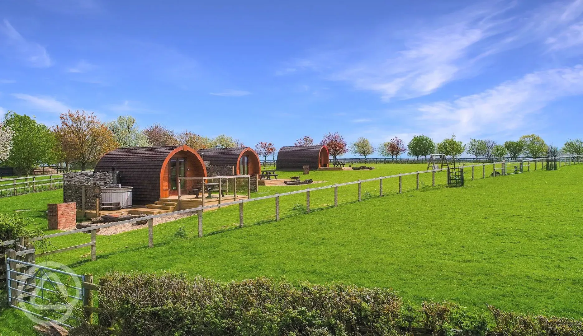 Glamping pods