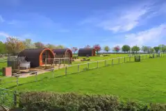 Ensuite glamping pods exterior
