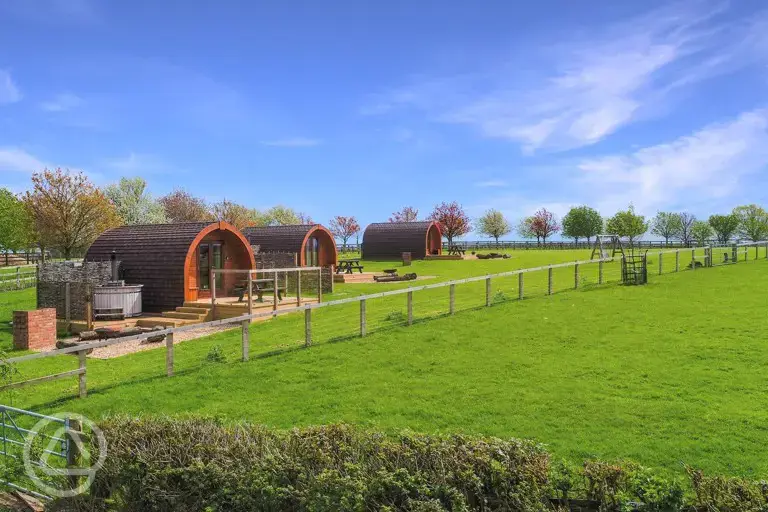 Glamping pods