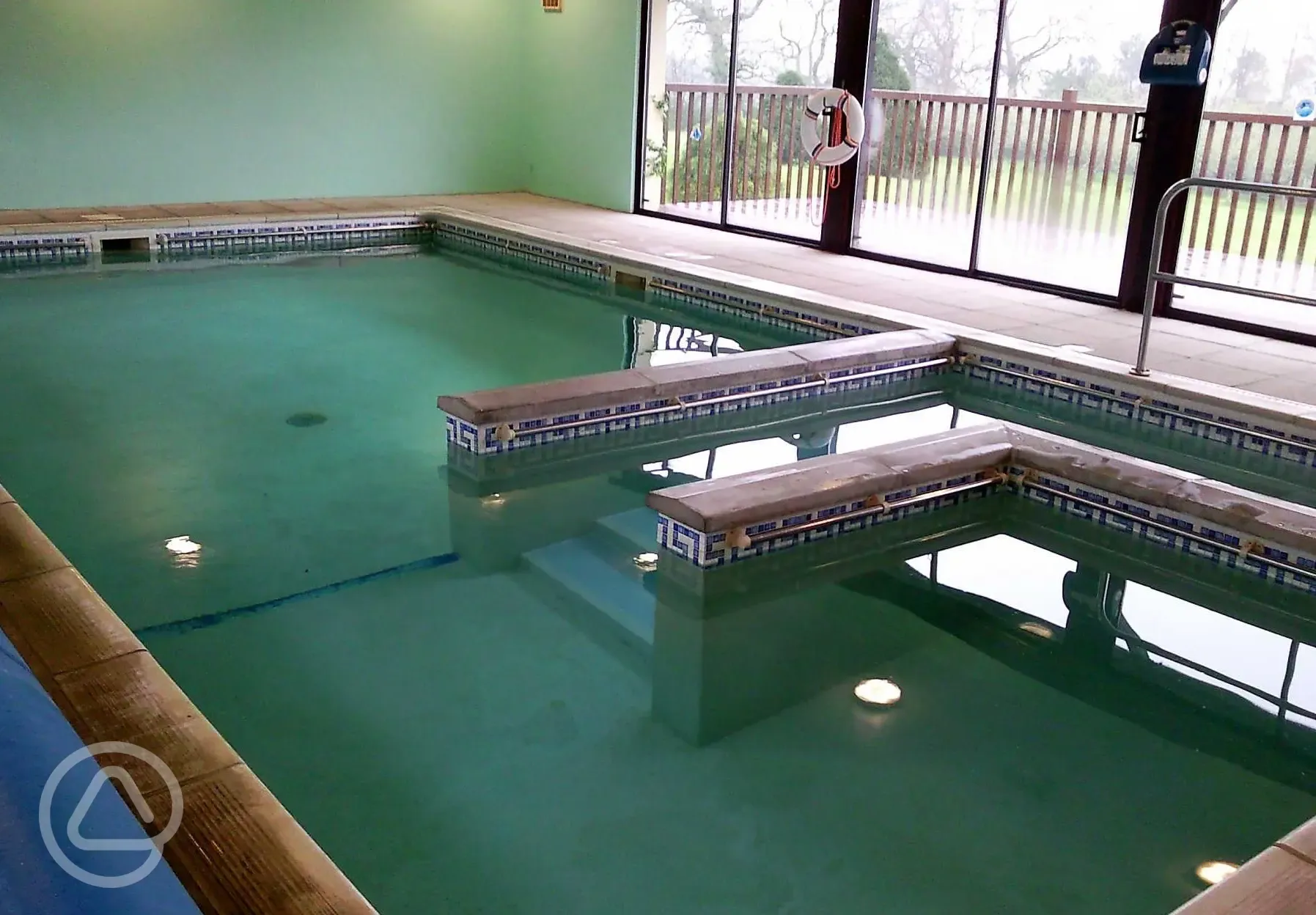 Swimming pool at Blagdon Farm
