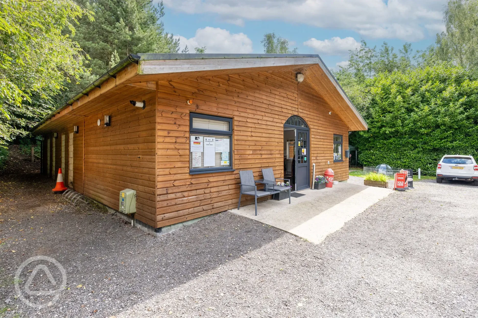 Reception and shop at Nurseries Caravan Park Reception and shop at Nurseries Caravan Park