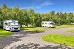 Electric hardstanding pitches (8m) with 16 amp hook up and awning space Electric hardstanding pitches (8m) with 16 amp hook up and awning space