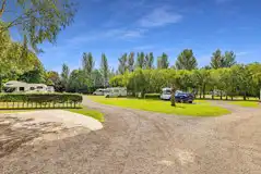 Electric hardstanding pitches (8m) with 16 amp hook up Electric hardstanding pitches (8m) with 16 amp hook up