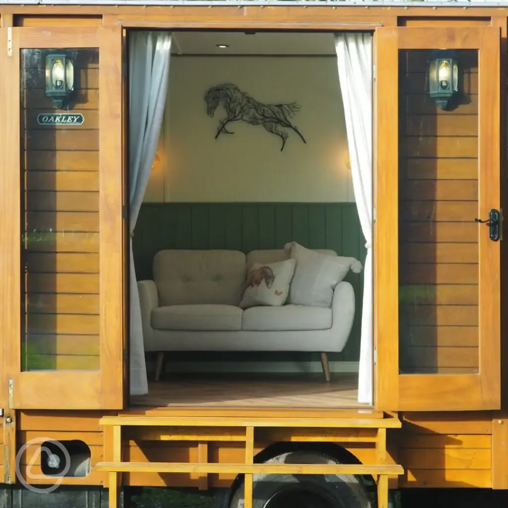 Oakley horsebox interior