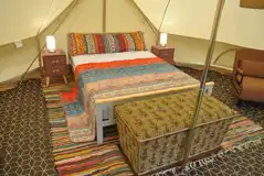 Bell tent interior