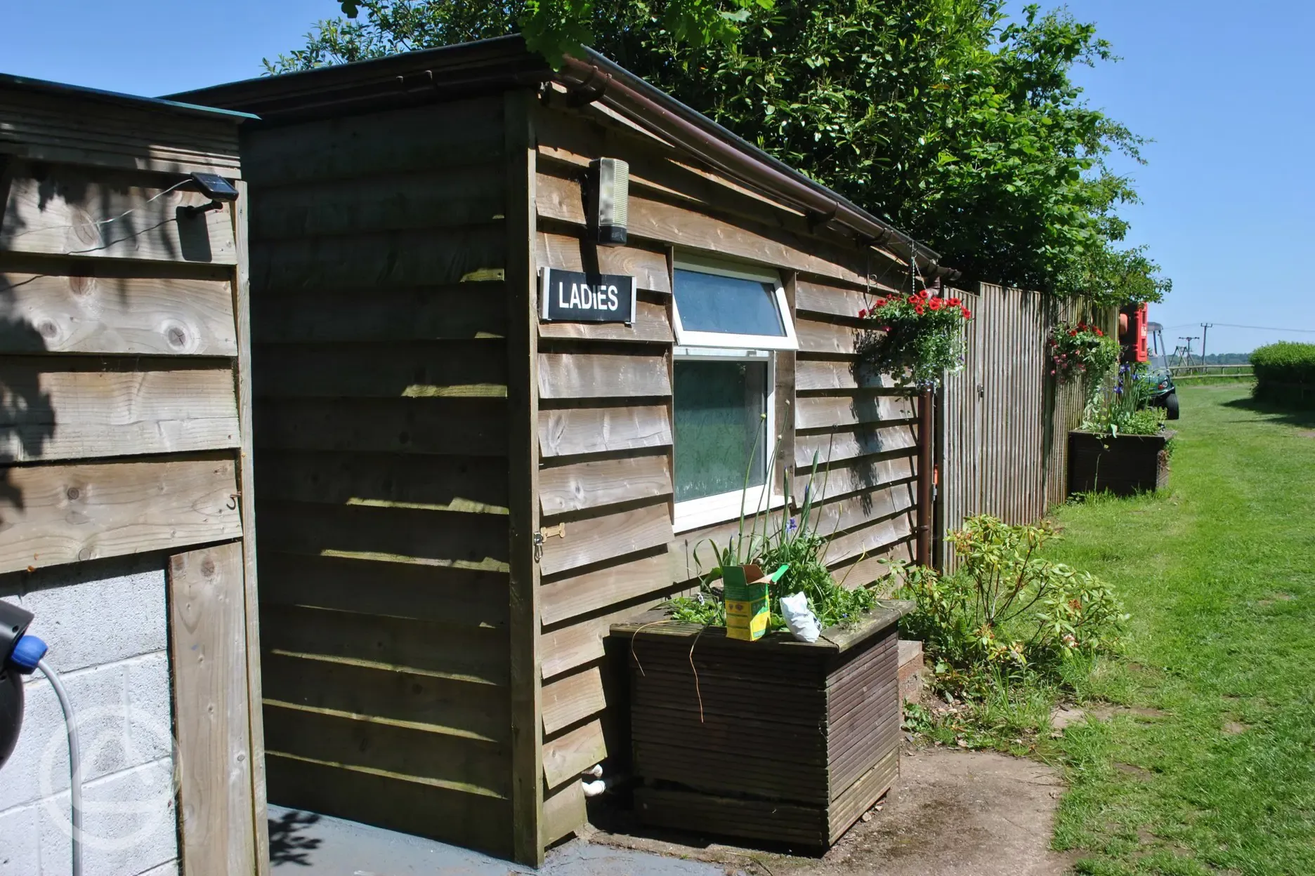 Toilets and shower block