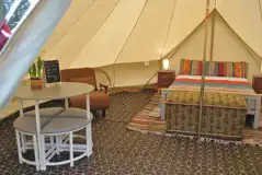 Bell tent interior