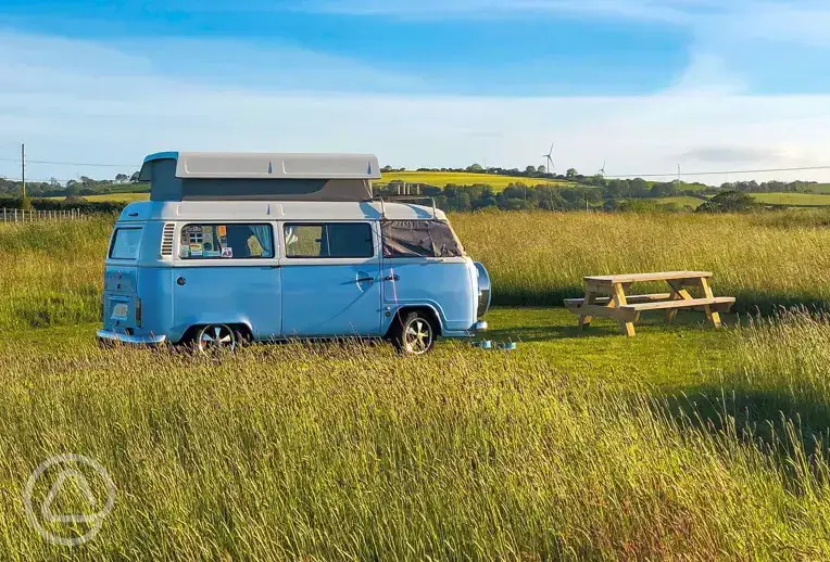 Non electric grass pitches at Big Barn Camping