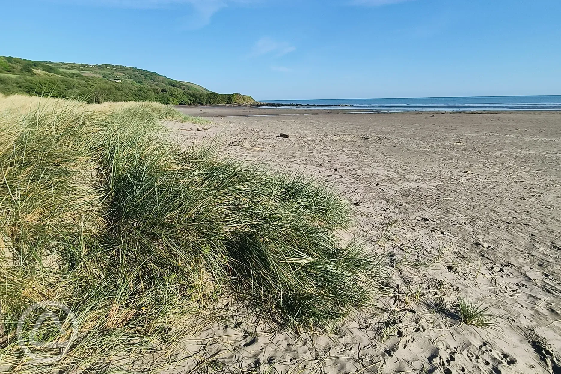 Nearby beach