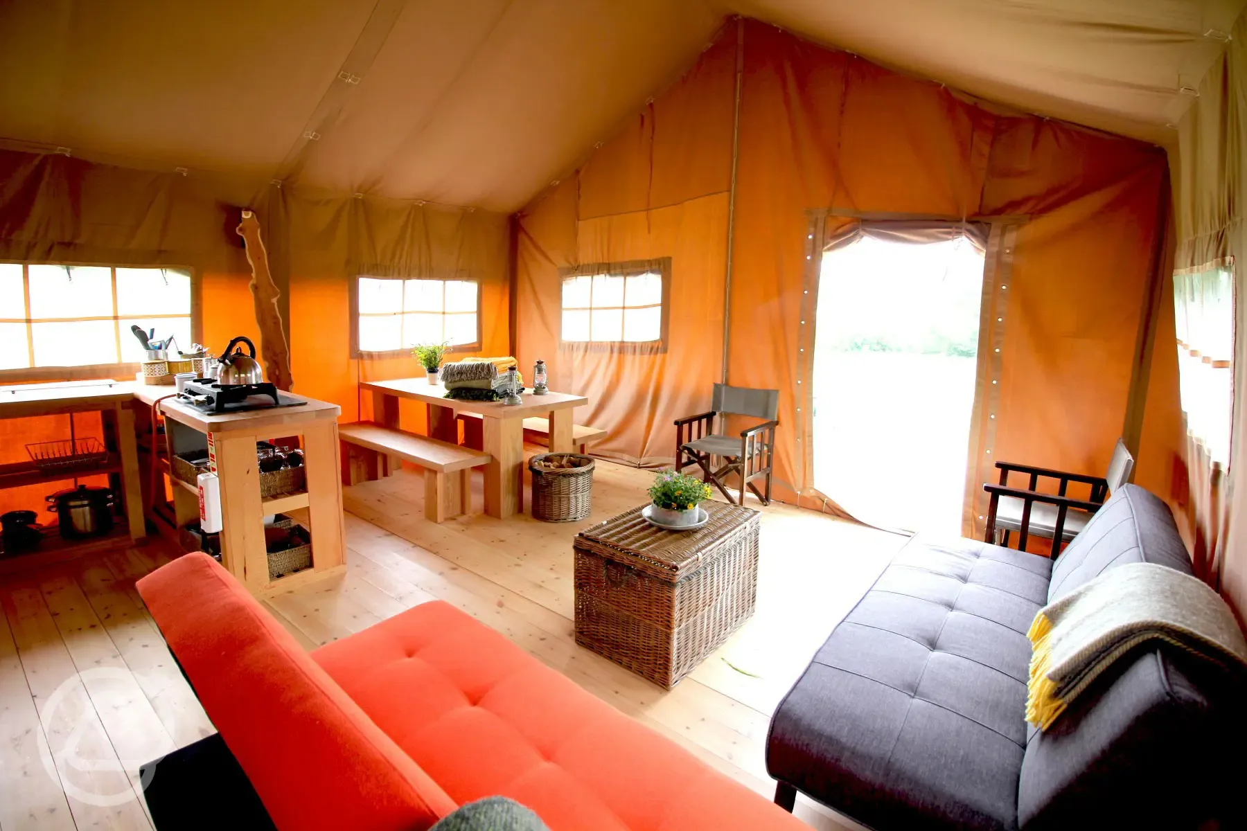 Eco boutique safari lodge interior 