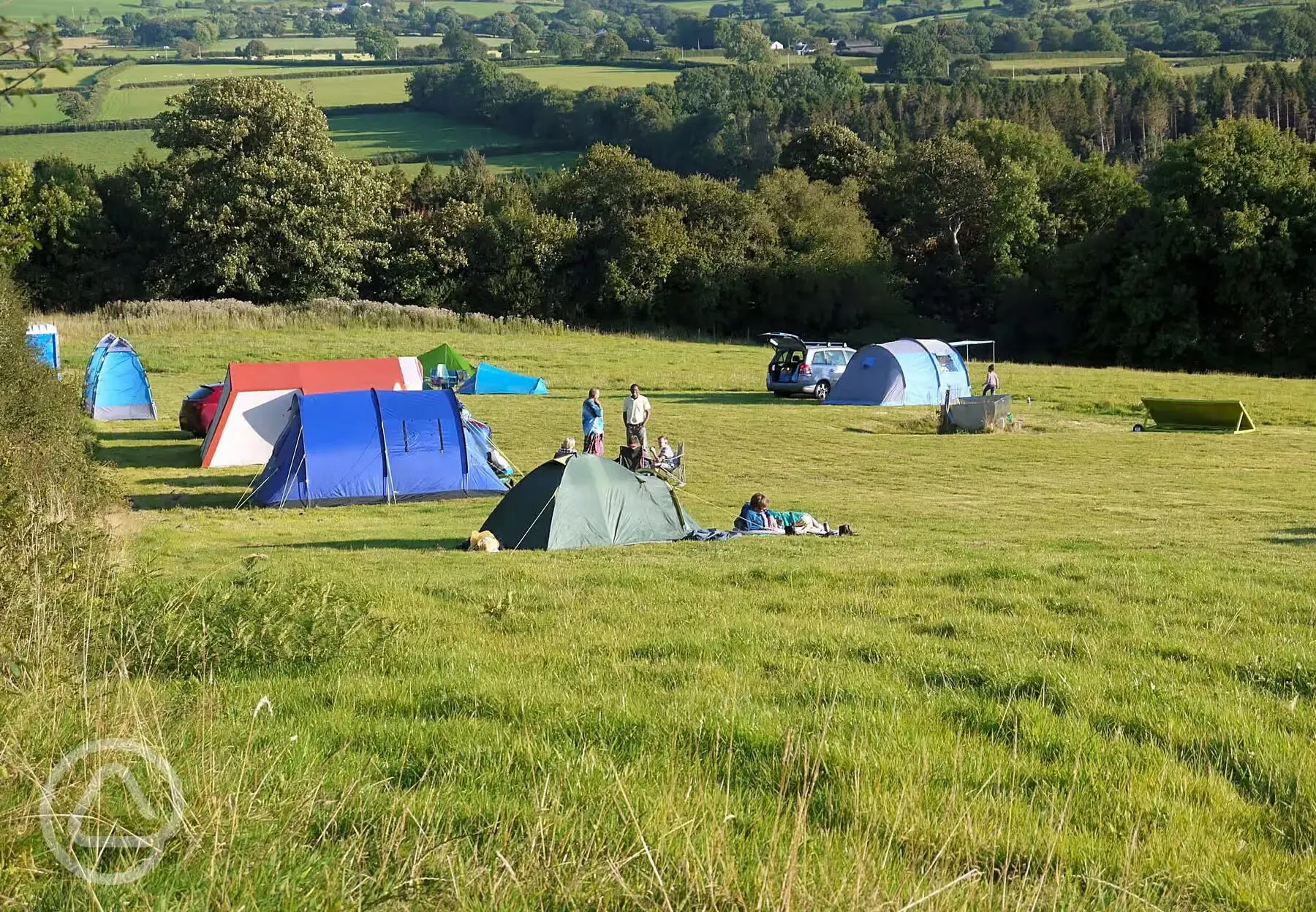 Non electric meadow camping pitches