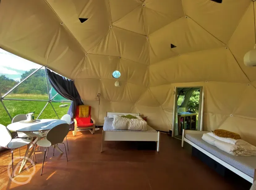 Nature dome interior 