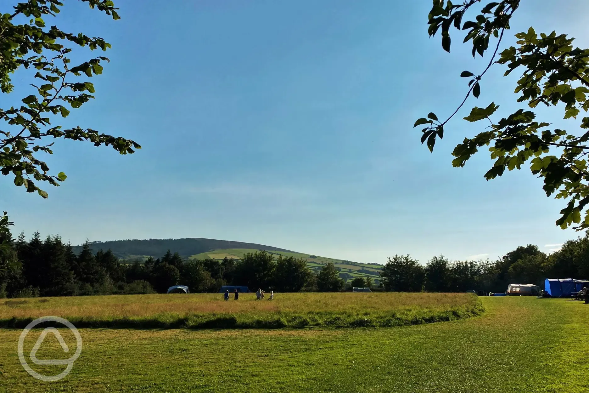 Non electric meadow camping pitches